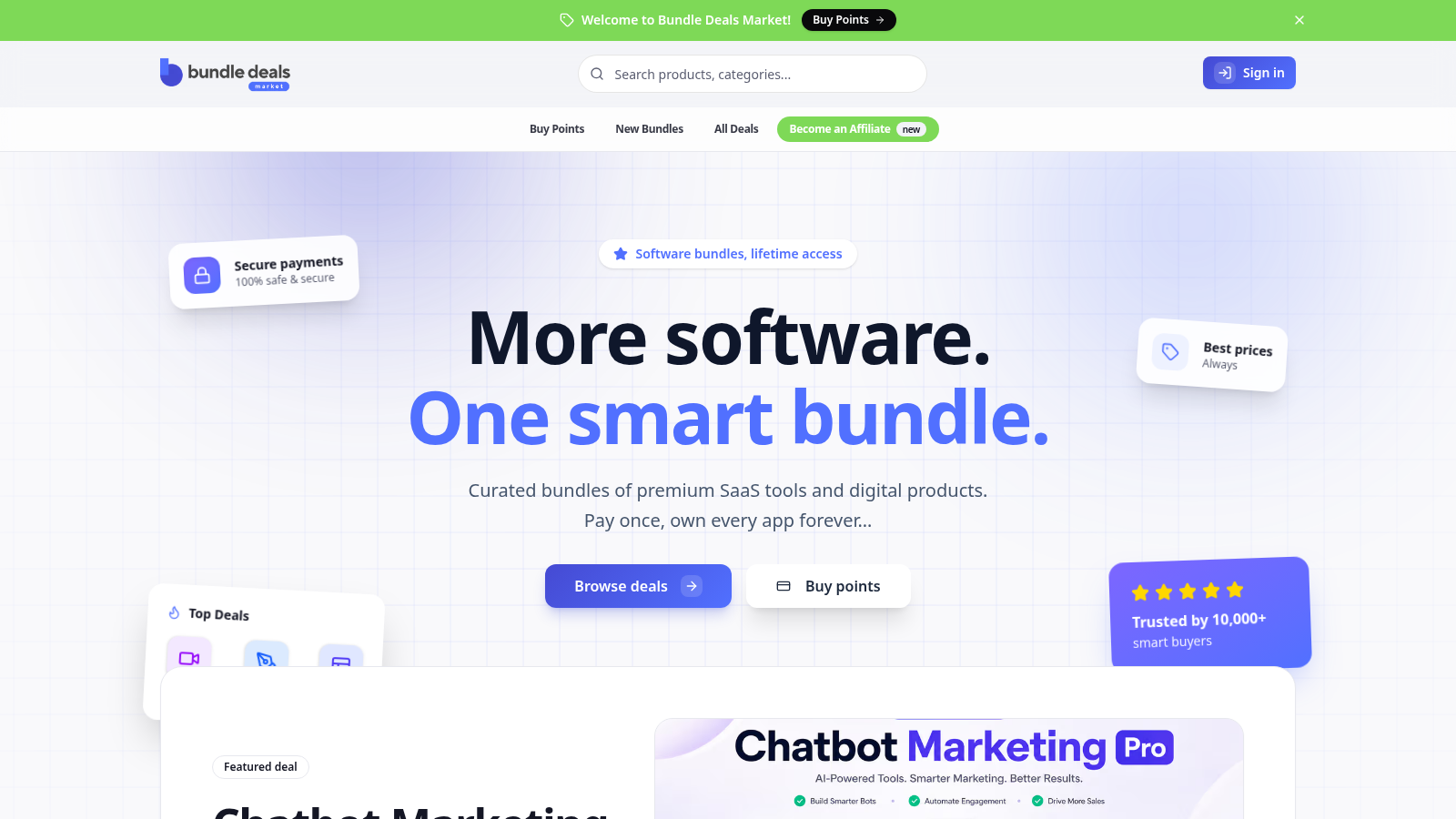 Bundle Deals Market